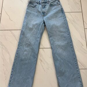 Abercrombie & Fitch High Rise Light Blue Denim Jeans